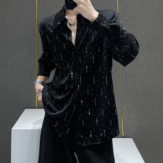 Simple Silver Shining Shirt