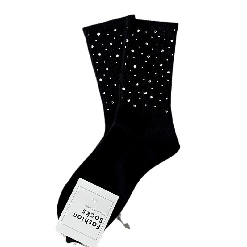 Rhinestone Fashion Socks