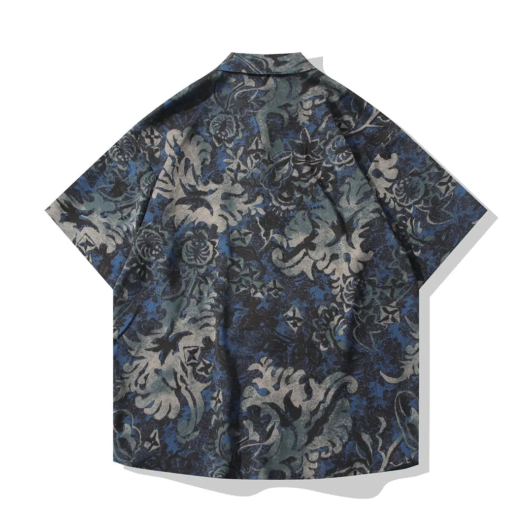 Retro Vintage Style Breathable Loose Shirt