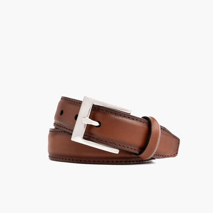 Men's Classic Leather Belt -Brown