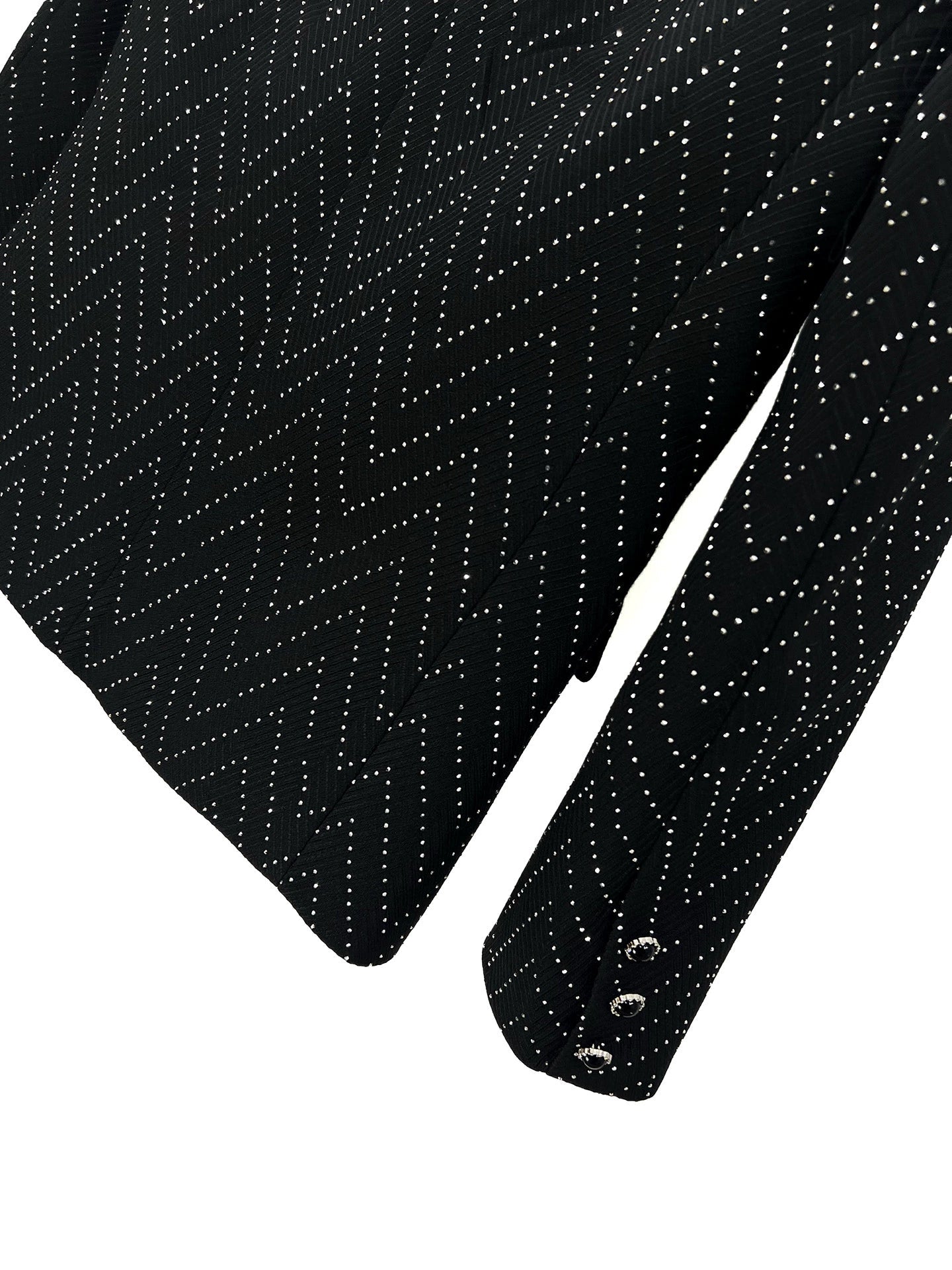 Rhinestone Pattern Suit Jacket