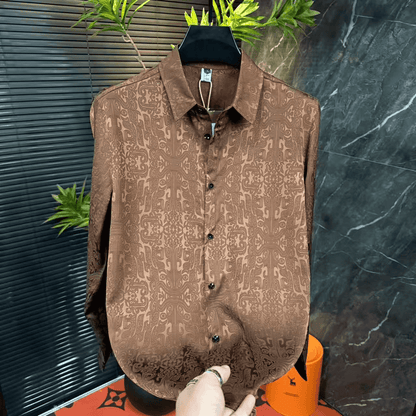 Slim Fit Wrinkle-Free Shirt - Red