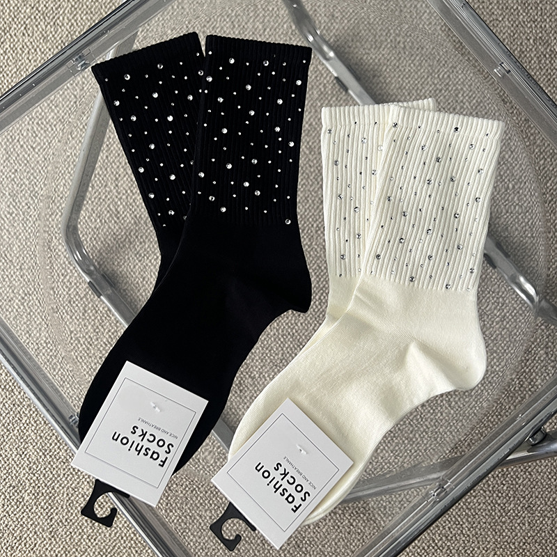 Rhinestone Fashion Socks