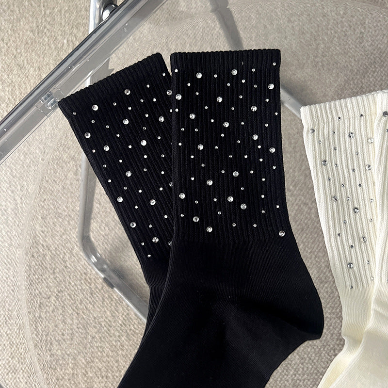 Rhinestone Fashion Socks