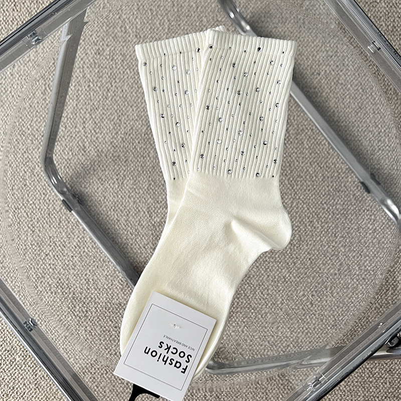 Rhinestone Fashion Socks