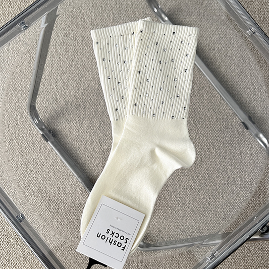 Rhinestone Fashion Socks