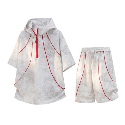 Trendy Striped Design Two-Piece Set