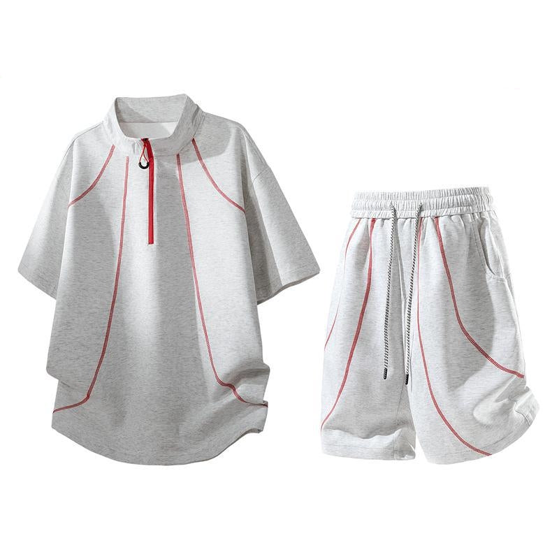 Trendy Striped Design Two-Piece Set