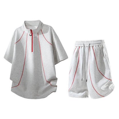 Trendy Striped Design Two-Piece Set