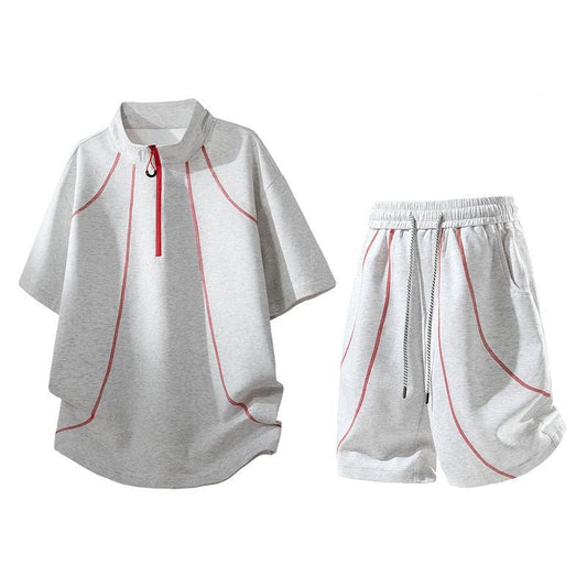 Trendy Striped Design Two-Piece Set