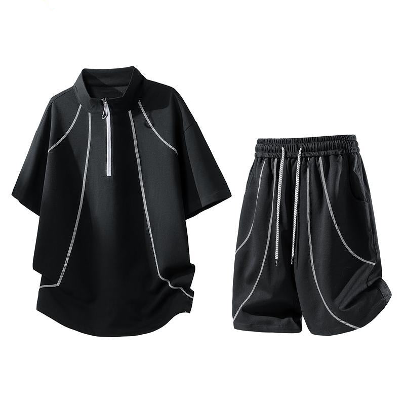 Trendy Striped Design Two-Piece Set