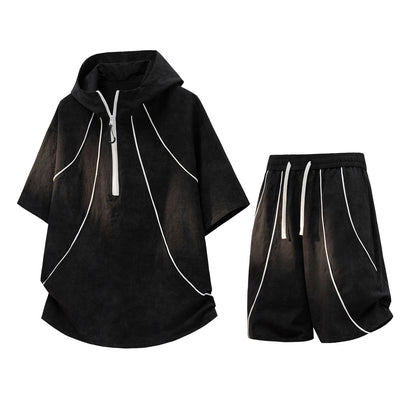 Trendy Striped Design Two-Piece Set
