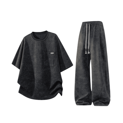 Fashion Tie-dye Street Sport Two-Piece Set
