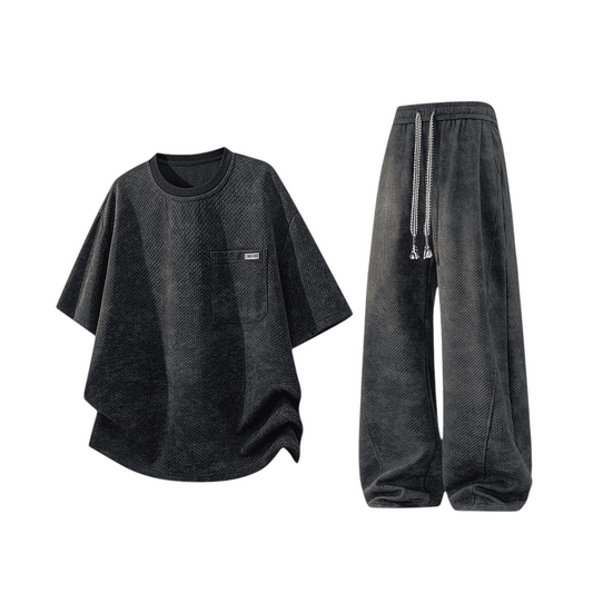 Fashion Tie-dye Street Sport Two-Piece Set