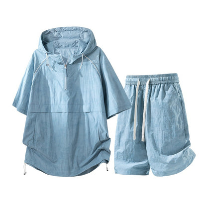 Hooded Quick Drying Two-Piece Set