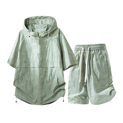 Hooded Quick Drying Two-Piece Set