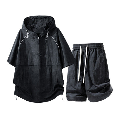 Hooded Quick Drying Two-Piece Set