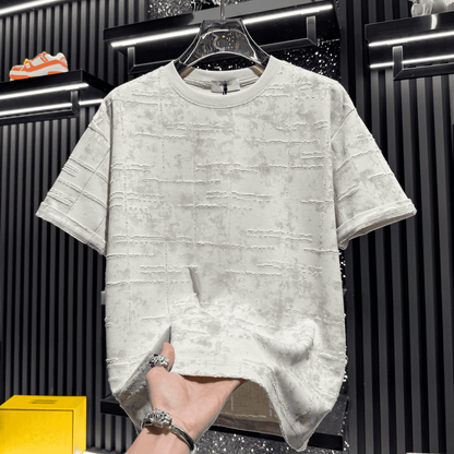 Streetwear Unique Grid Tie-Dye Trendy Tee