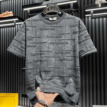 Streetwear Unique Grid Tie-Dye Trendy Tee