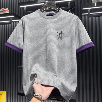 New Fashion Rhinestone Letter Print T-Shirt