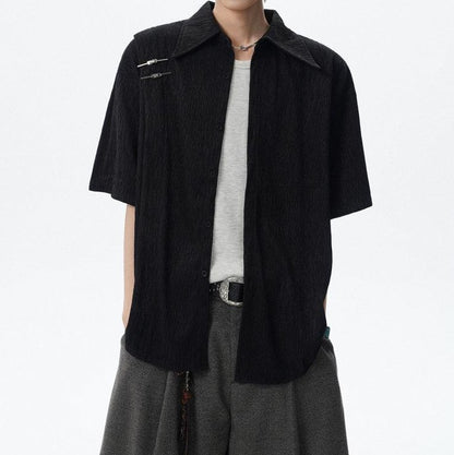 Fashion Premium Textured Loose Shirt