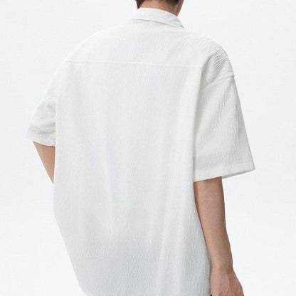 Fashion Premium Textured Loose Shirt