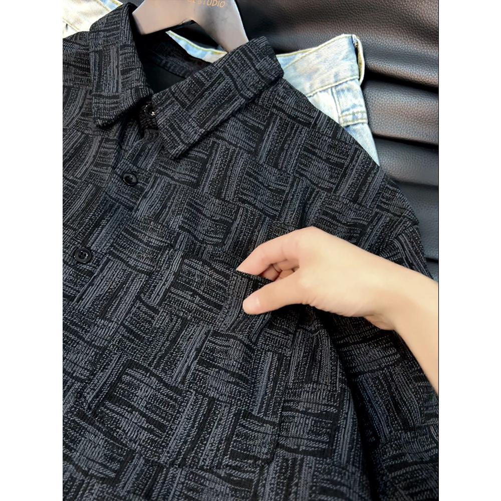 Casual Retro Plaid Short-Sleeve Shirt