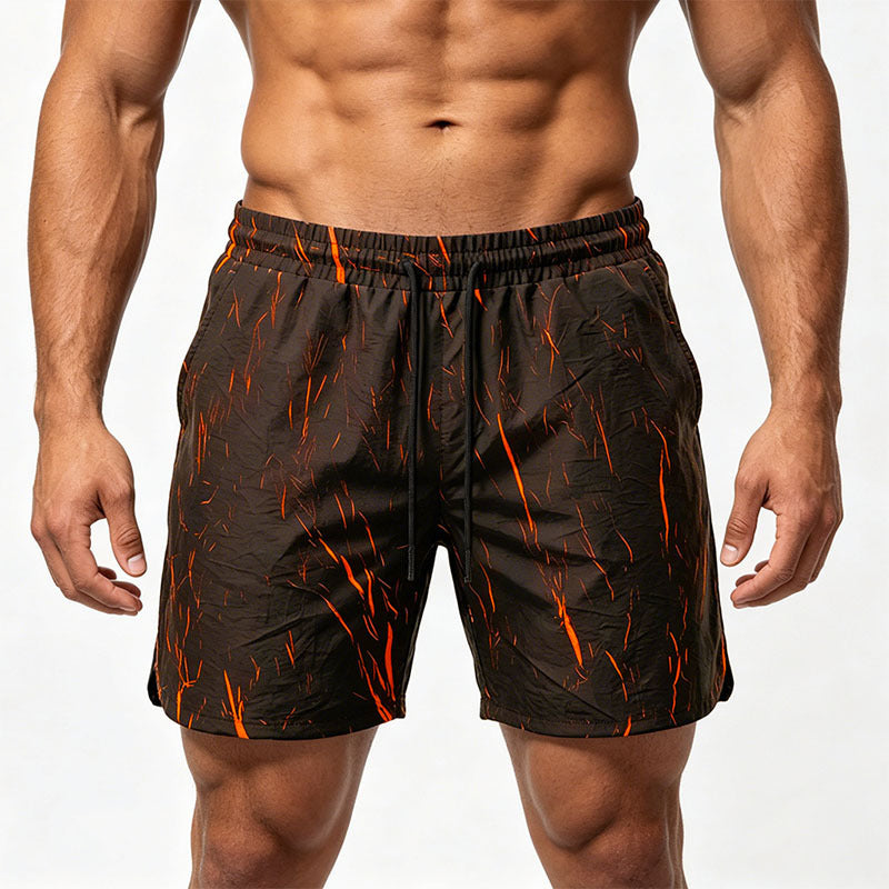 Reversible Cracks Beach Shorts