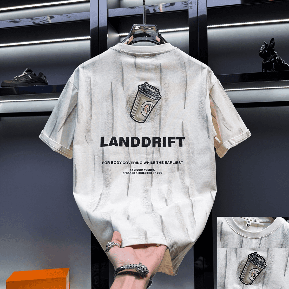 Premium Trendy Loose-Fitting Tie-Dye Print T-Shirt