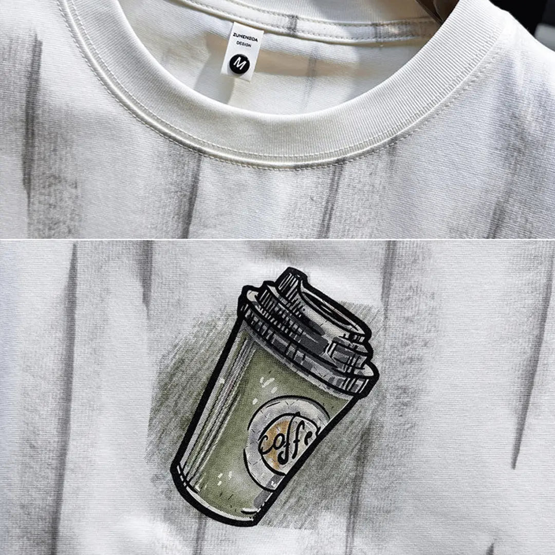 Premium Trendy Loose-Fitting Tie-Dye Print T-Shirt
