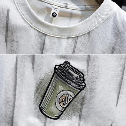 Premium Trendy Loose-Fitting Tie-Dye Print T-Shirt