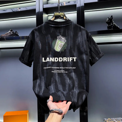 Premium Trendy Loose-Fitting Tie-Dye Print T-Shirt