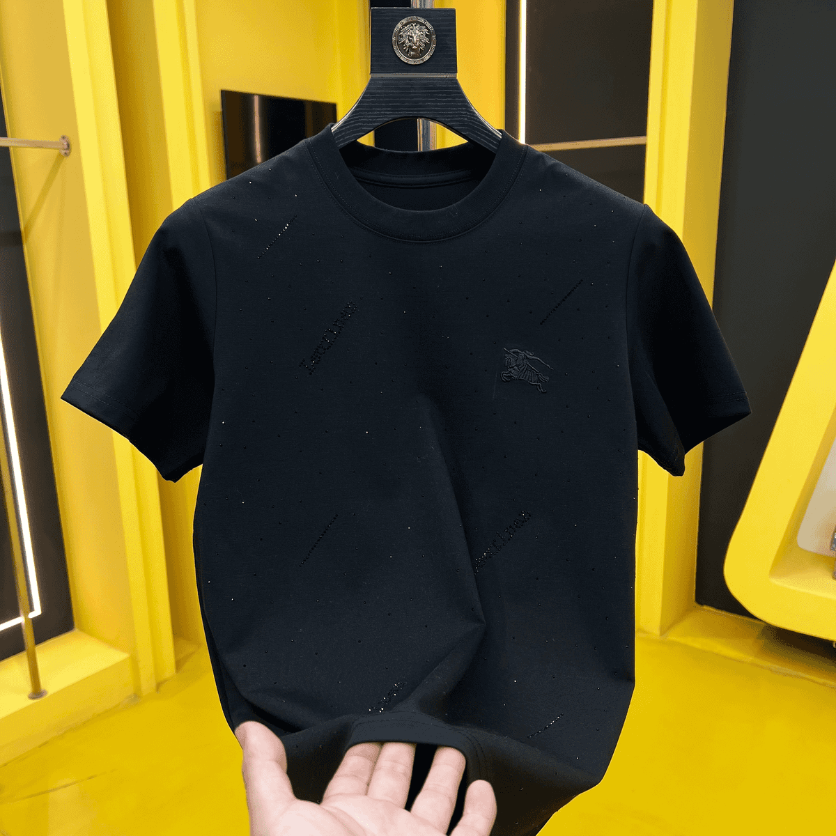 Rhinestone Embroidery Short-Sleeved Fashion T-Shirt