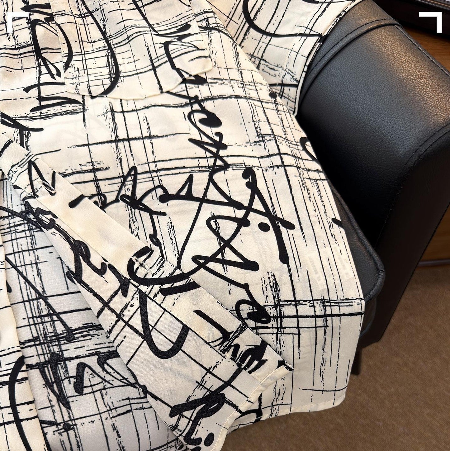 Trendy Retro Short-Sleeved Loose Shirt