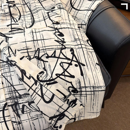 Trendy Retro Short-Sleeved Loose Shirt