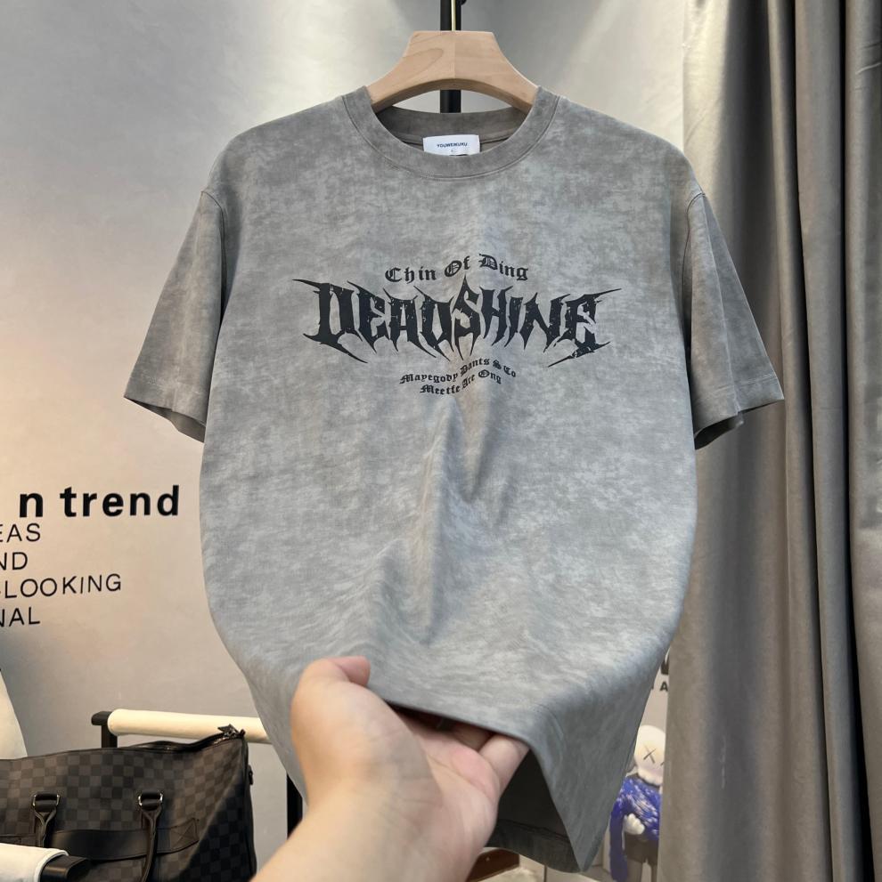 Summer Fashion Tie-Dye Wing Print T-Shirt