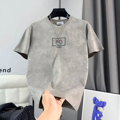 Summer Trendy Letter Tie-Dye Breathable T-Shirt