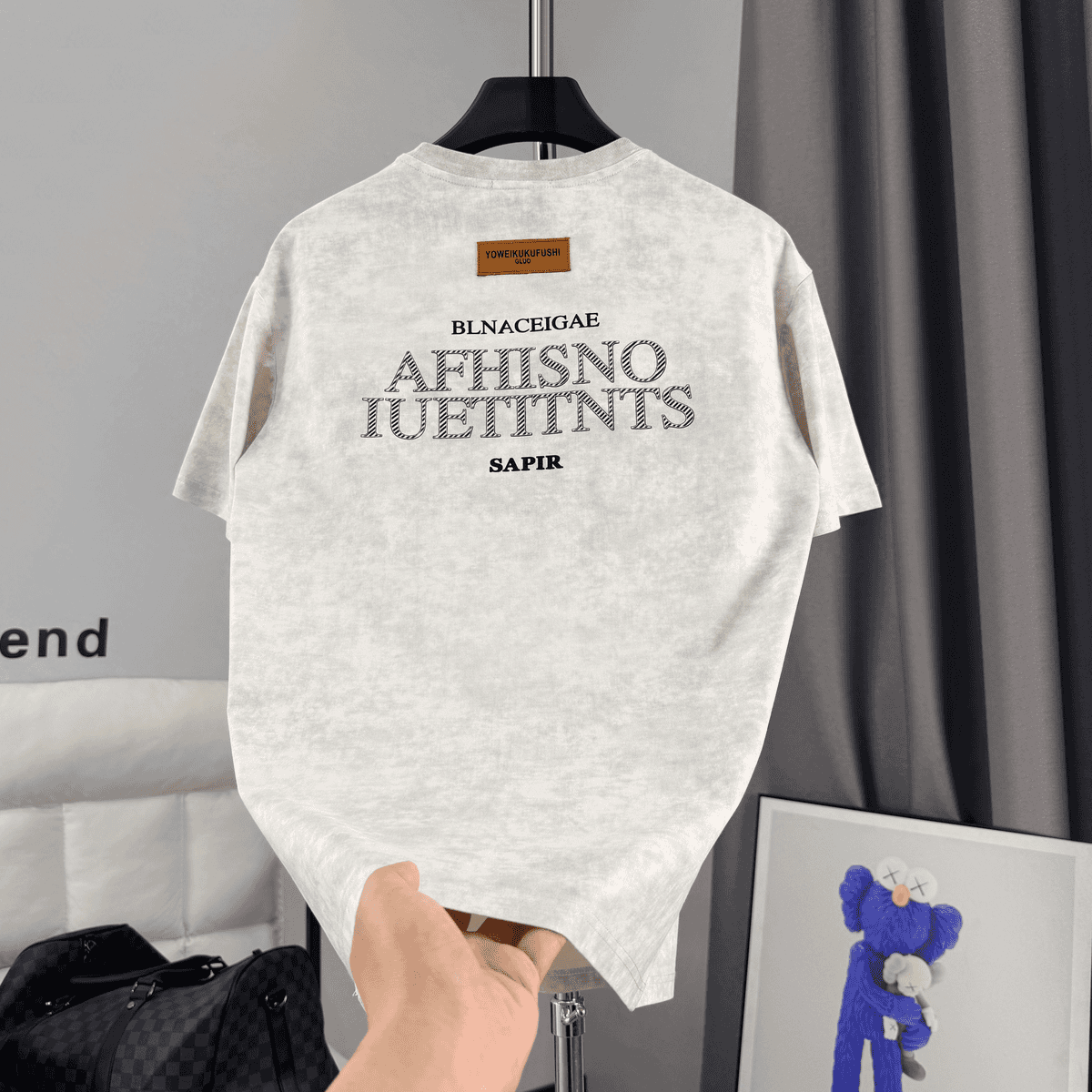 Summer Trendy Letter Tie-Dye Breathable T-Shirt