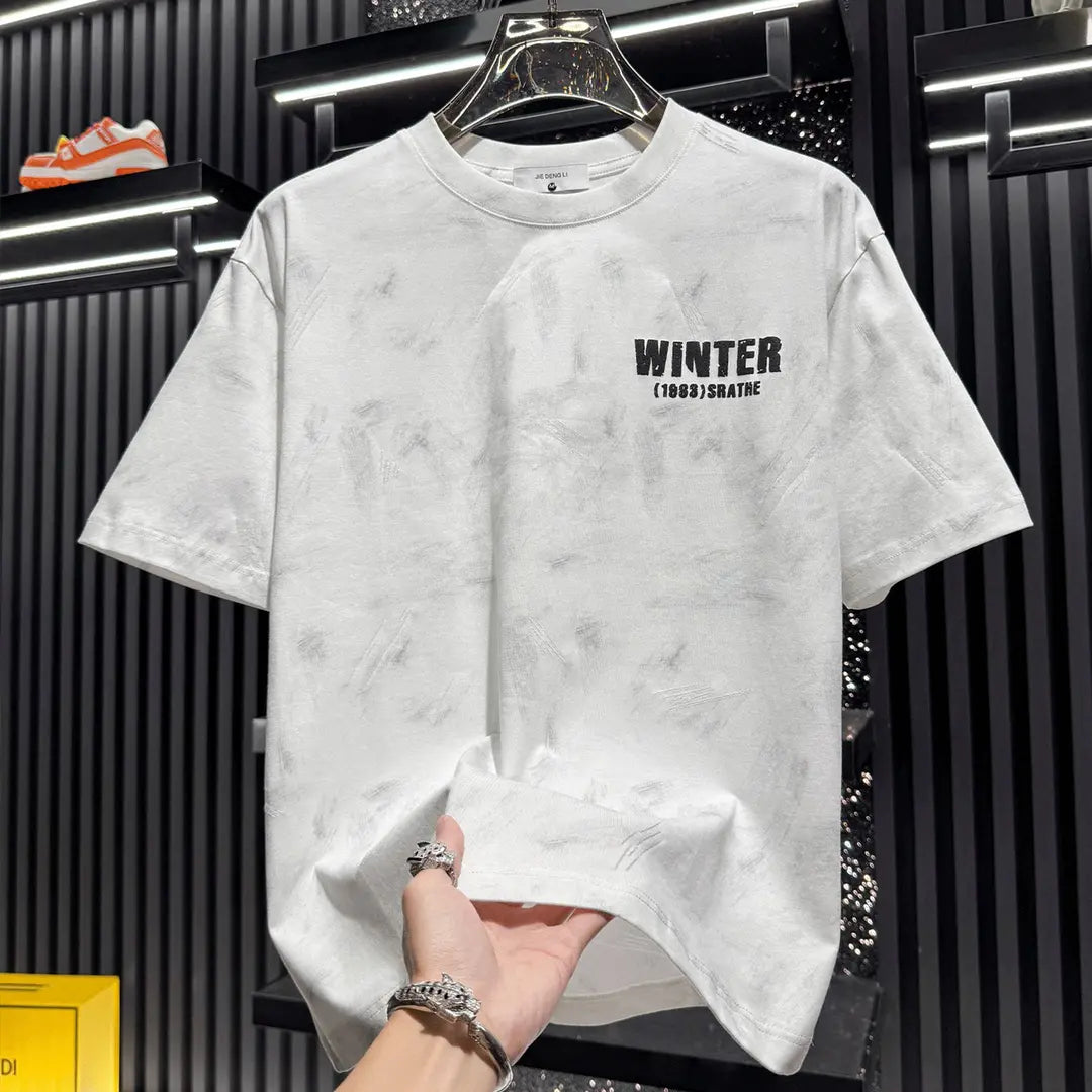 Premium Printed Tie-Dye Loose Short-Sleeved T-Shirt