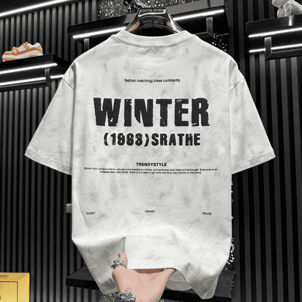 Premium Printed Tie-Dye Loose Short-Sleeved T-Shirt