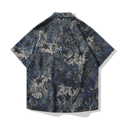 Retro Vintage Style Breathable Loose Shirt