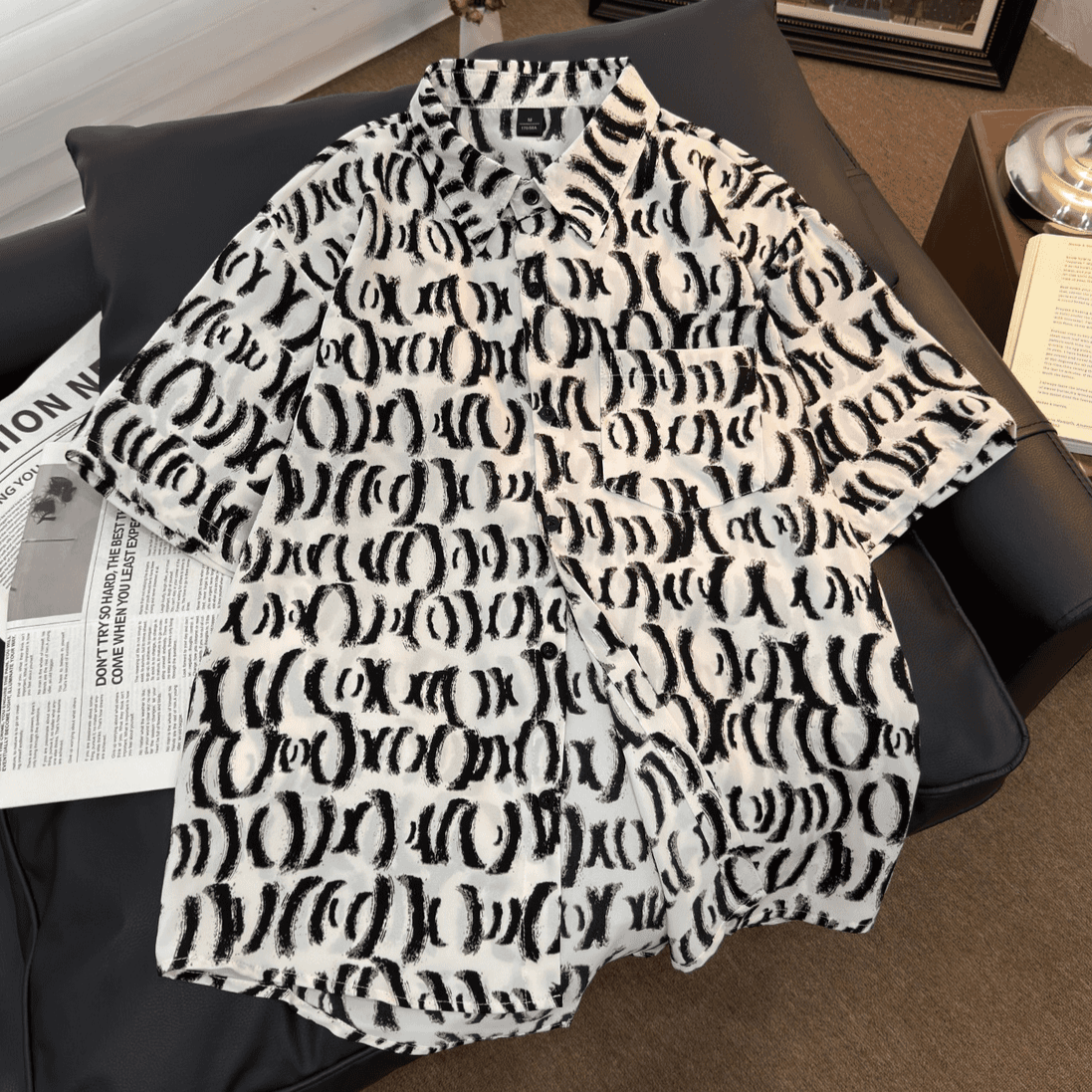 Stylish Retro Loose Fit Trendy Shirt