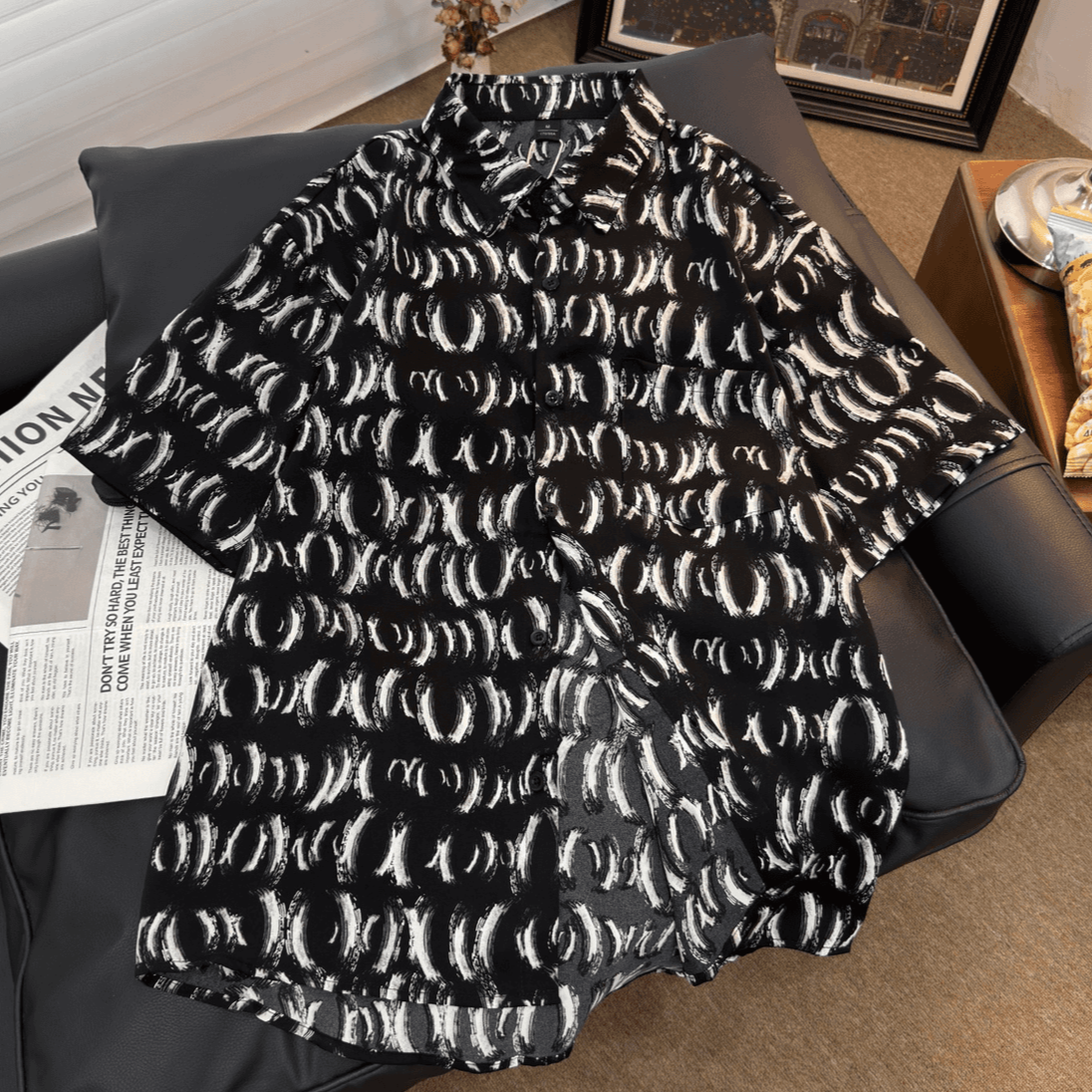 Stylish Retro Loose Fit Trendy Shirt