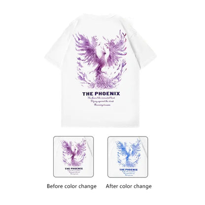 Phoenix Fashion Reactive Color-Changing T-Shirt