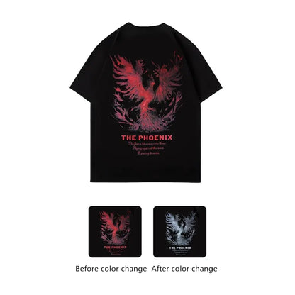 Phoenix Fashion Reactive Color-Changing T-Shirt
