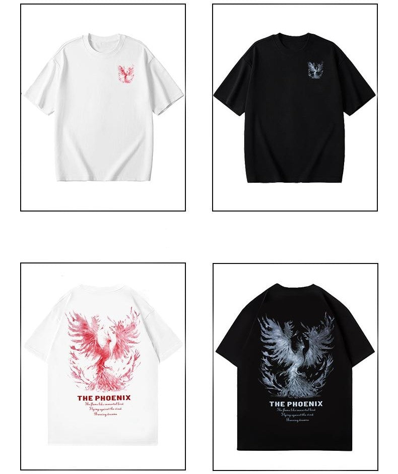 Phoenix Fashion Reactive Color-Changing T-Shirt