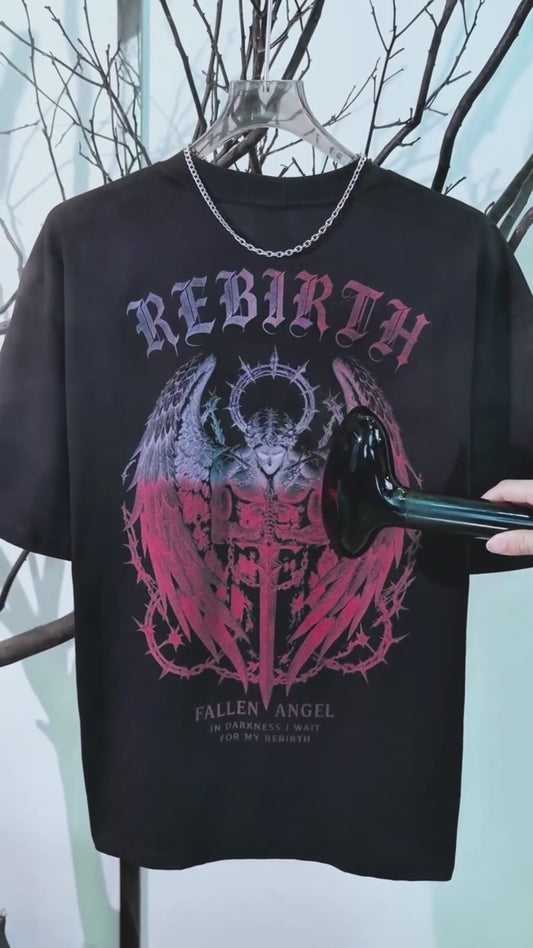 Fallen Angel Fashion Reactive Color-Changing T-Shirt